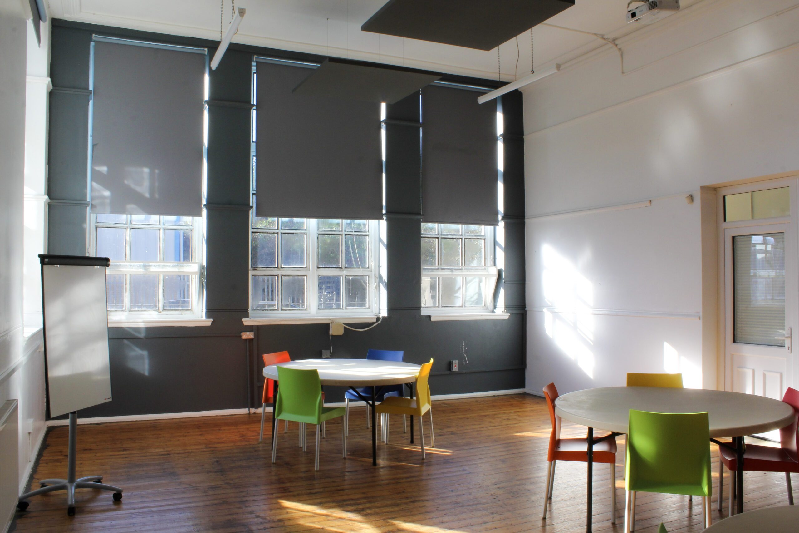 Three managers having a relaxed conference meeting