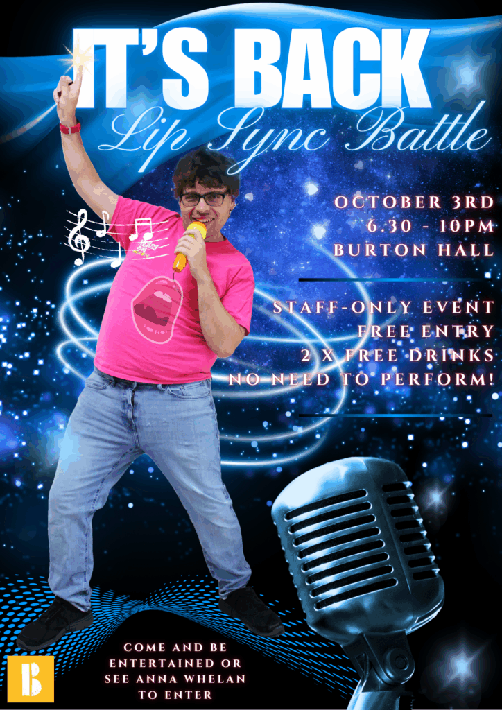 Poster for karaoke night, an event held at Burton Street Foundation in Sheffield for people with disabilities.