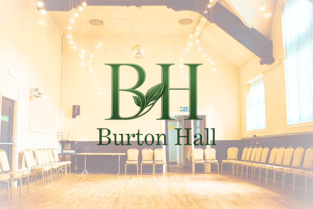Logo for Burton Hall venue hire for parties and functions and conferences at Burton Street Foundation in Sheffield