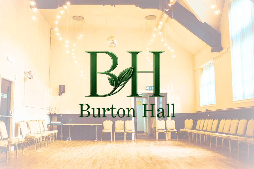 Logo for Burton Hall venue hire for parties and functions and conferences at Burton Street Foundation in Sheffield