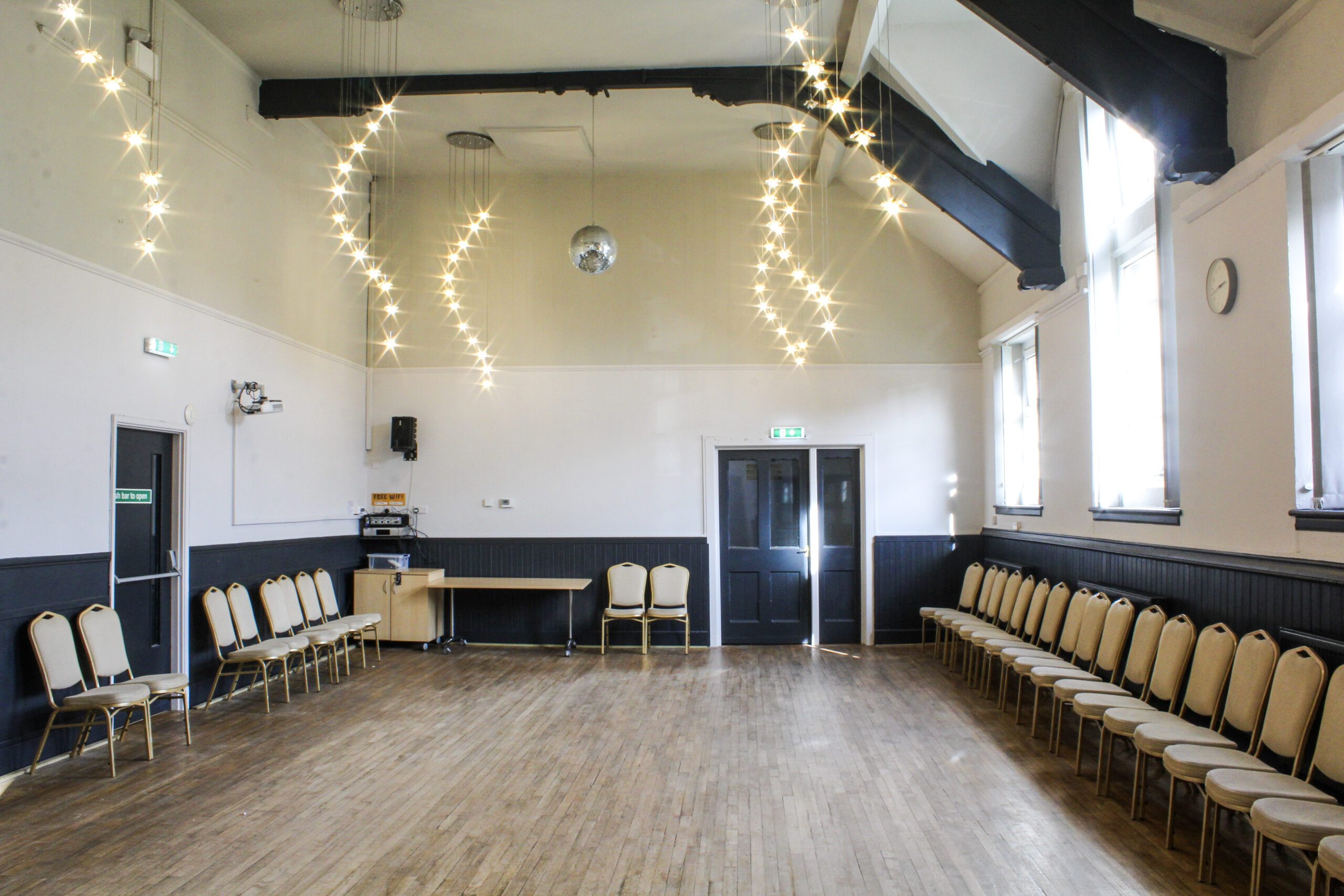 Burton Hall for venue hire for party or corporate event at Burton Street Foundation in Sheffield
