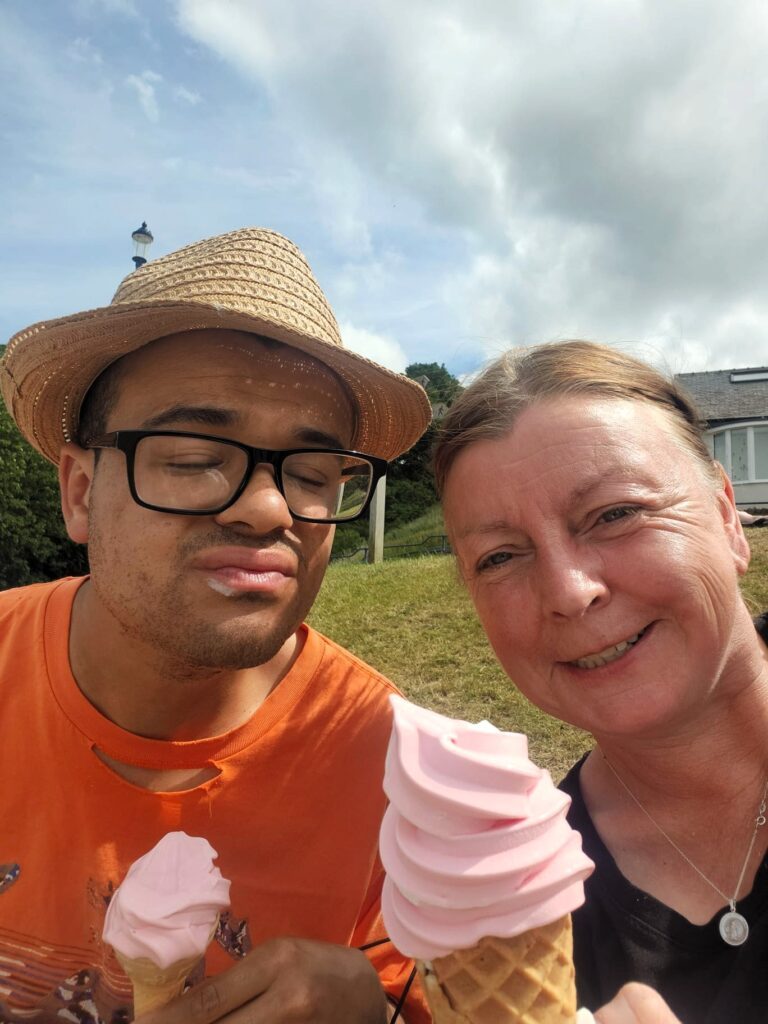 Summer trip with Burton Street clients with learning disabilities